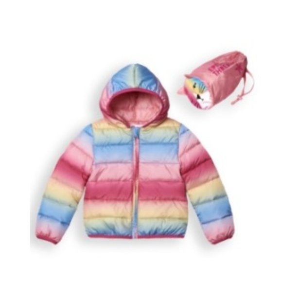 Epic Threads Other - Epic Threads Water-resistant Packable Pals Jacket Girls Size 5 Tie Dye P…